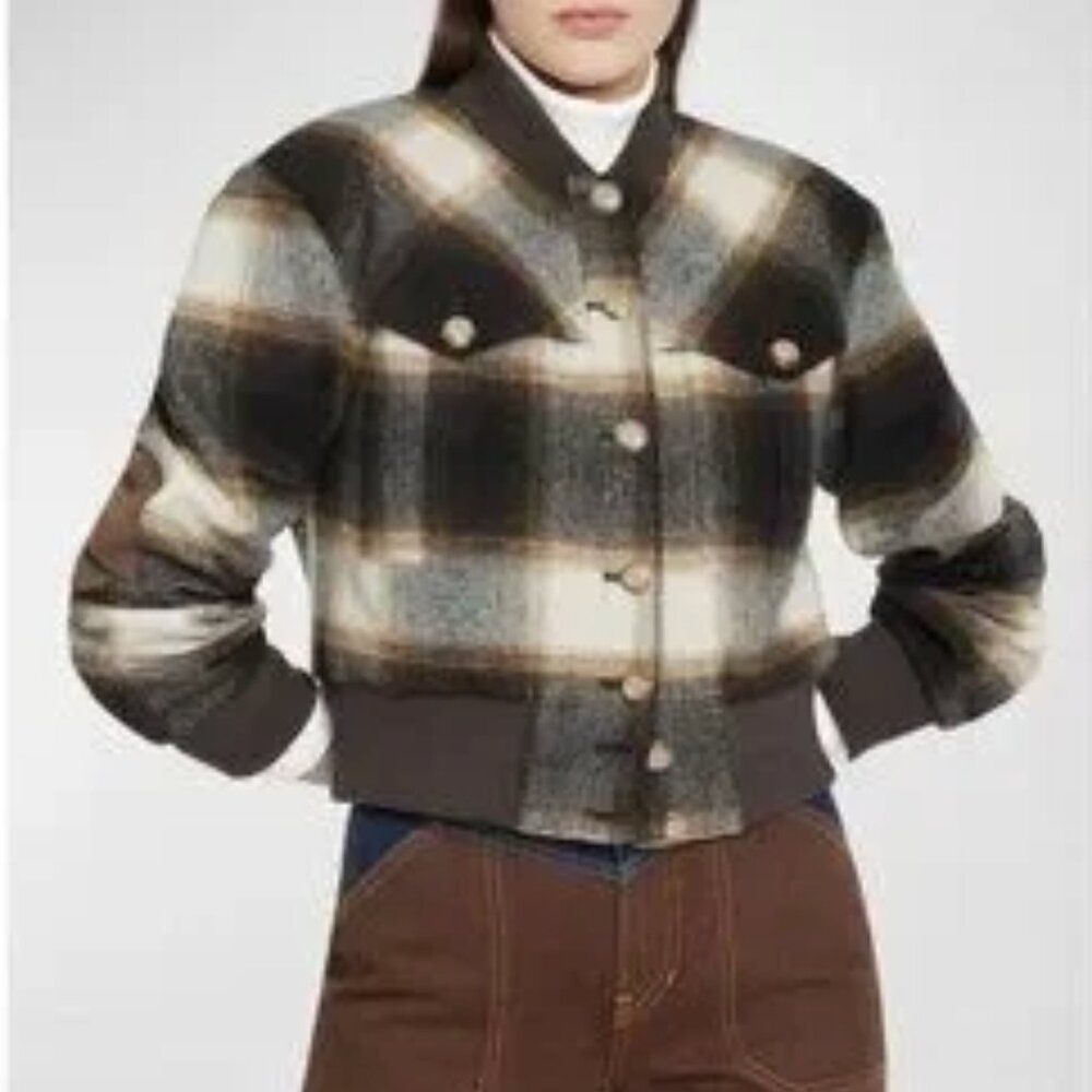 Veronica Beard Stanley Plaid Jacket - Size 6
